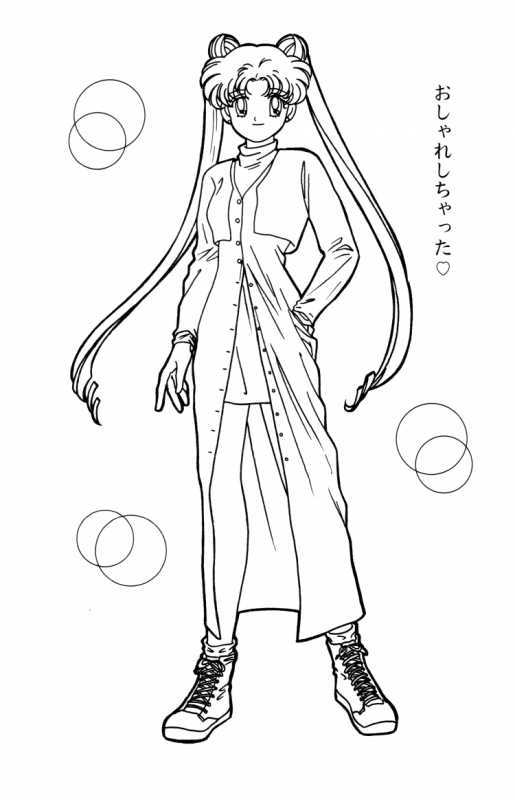 Аниме девочки в полный рост легко