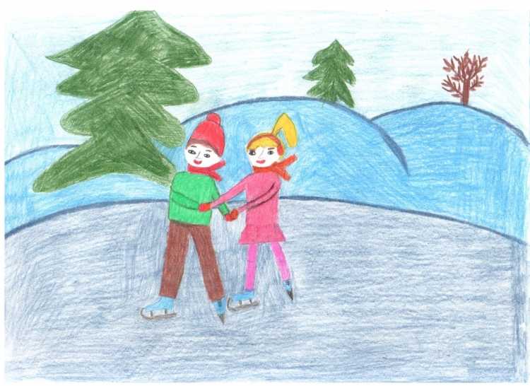 Рисунок мой любимый вид спорта