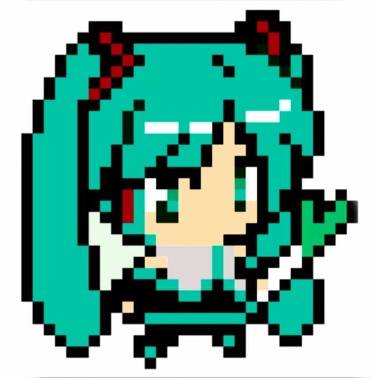 Аниме по пикселям