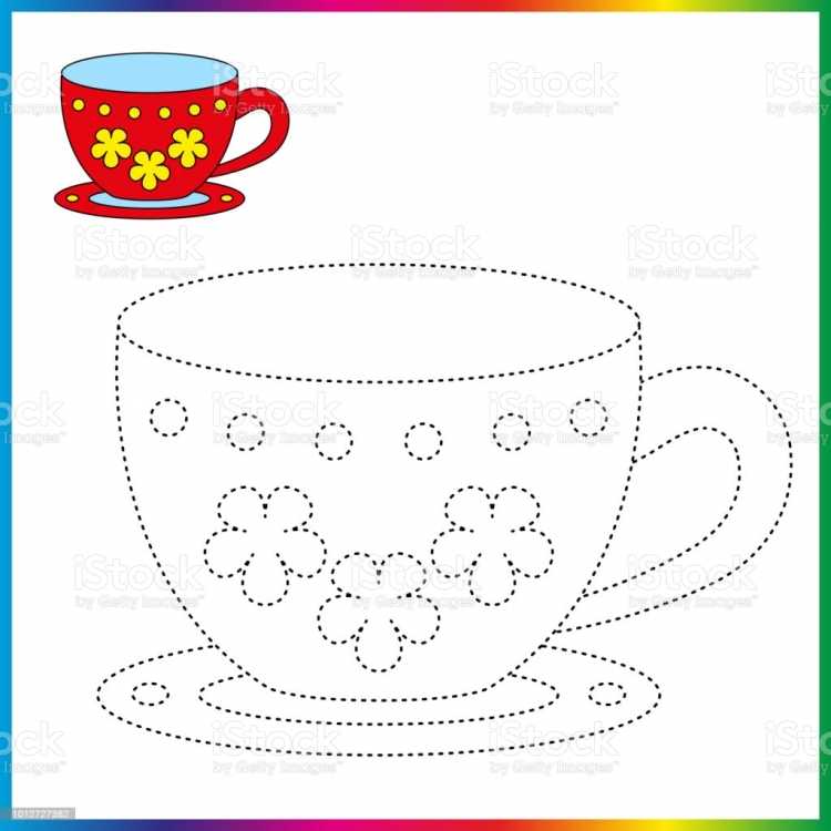 Трафарет кружки