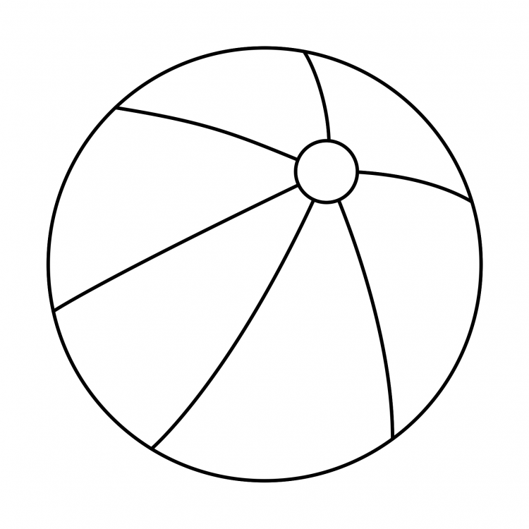Мячик для раскрашивания