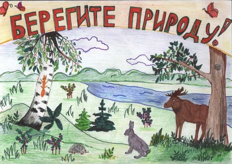 (Рисование ) « плакат о защите природы »