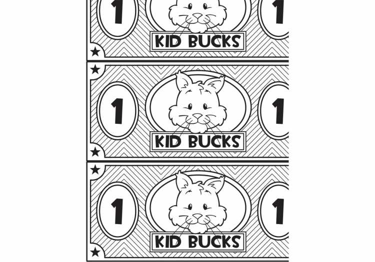 Раскраска деньги