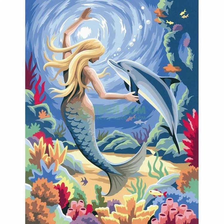 Дельфин и Русалка
