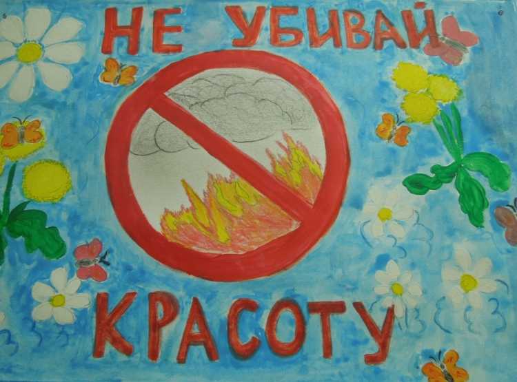 Рисунок на тему берегите растения