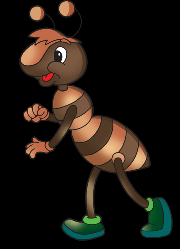 Муравей контур