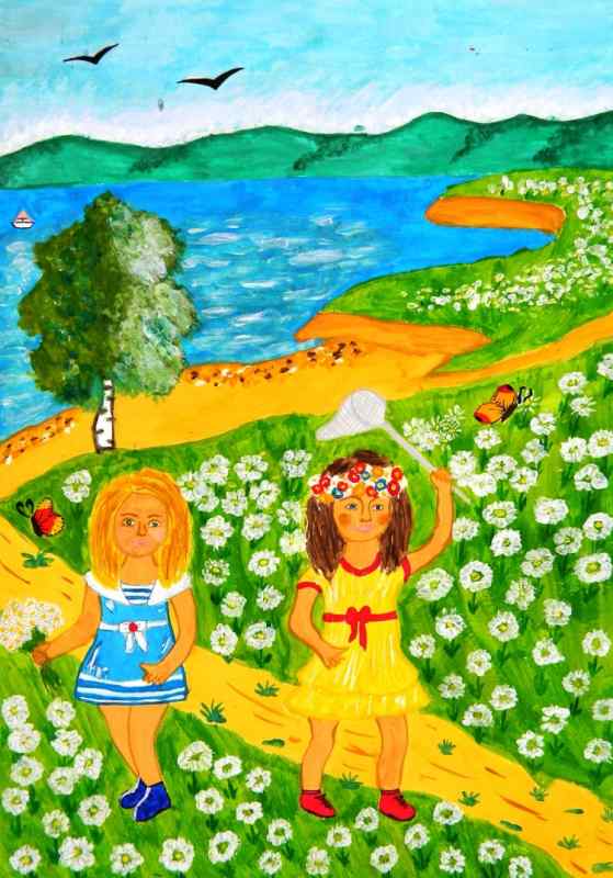 Рисование лето