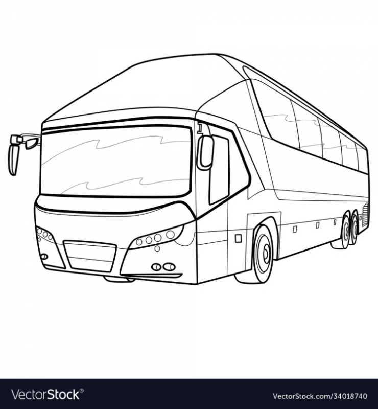 Лондонский автобус раскраска