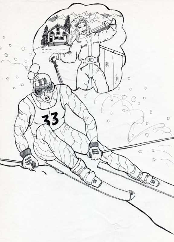 Зимние Олимпийские игры 2018 зарисовки простые