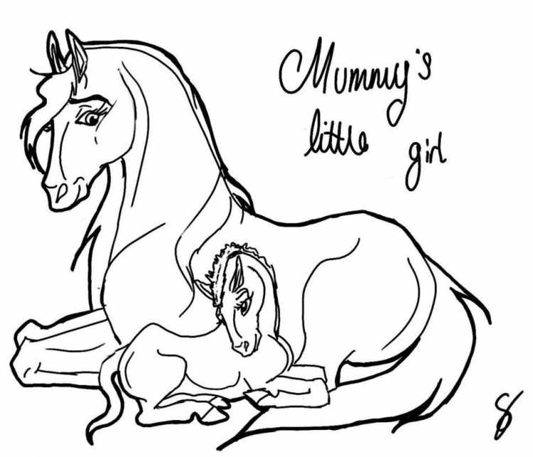 Раскраски лошадки красивые