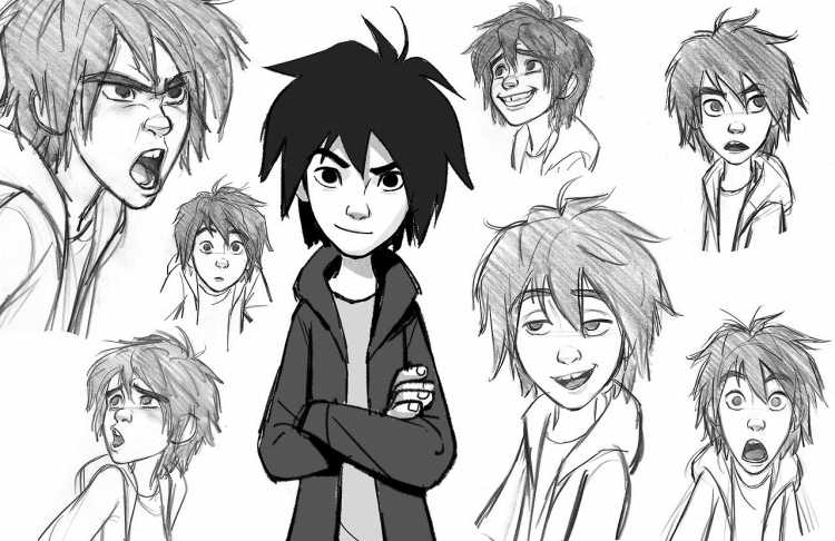 Референс Хиро из город героев