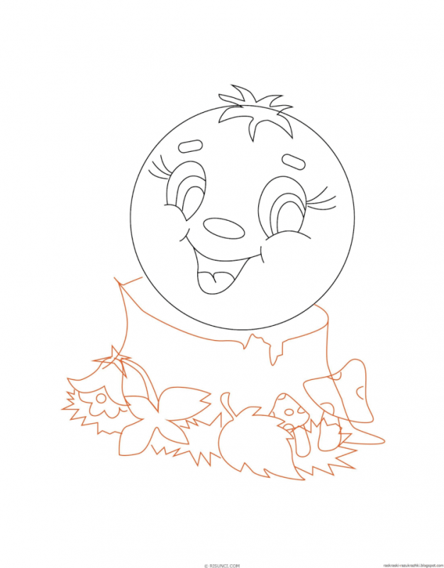 Сказки-раскраски. Колобок