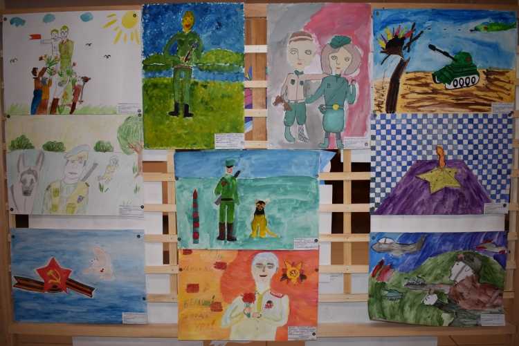 Рисунки на месячник военно патриотический