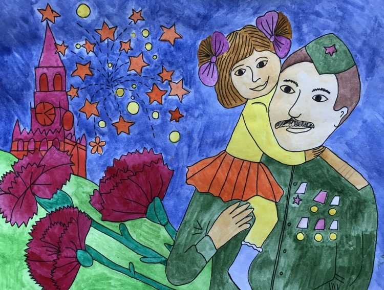 Рисунки посвященные победе