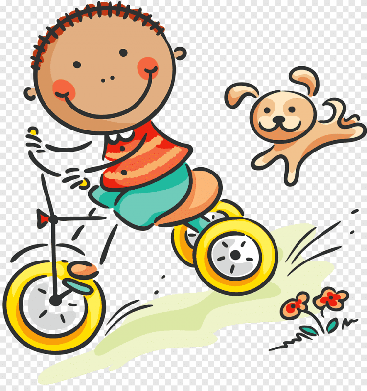 Велосипед рисунок для детей