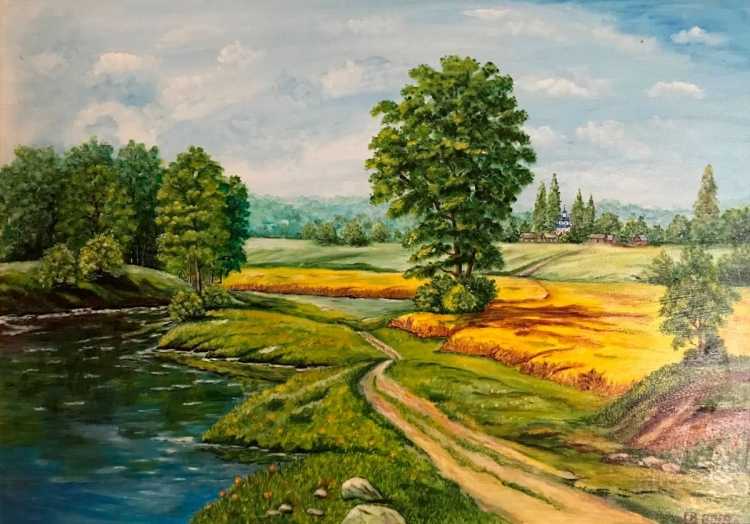 Родные просторы картины художников