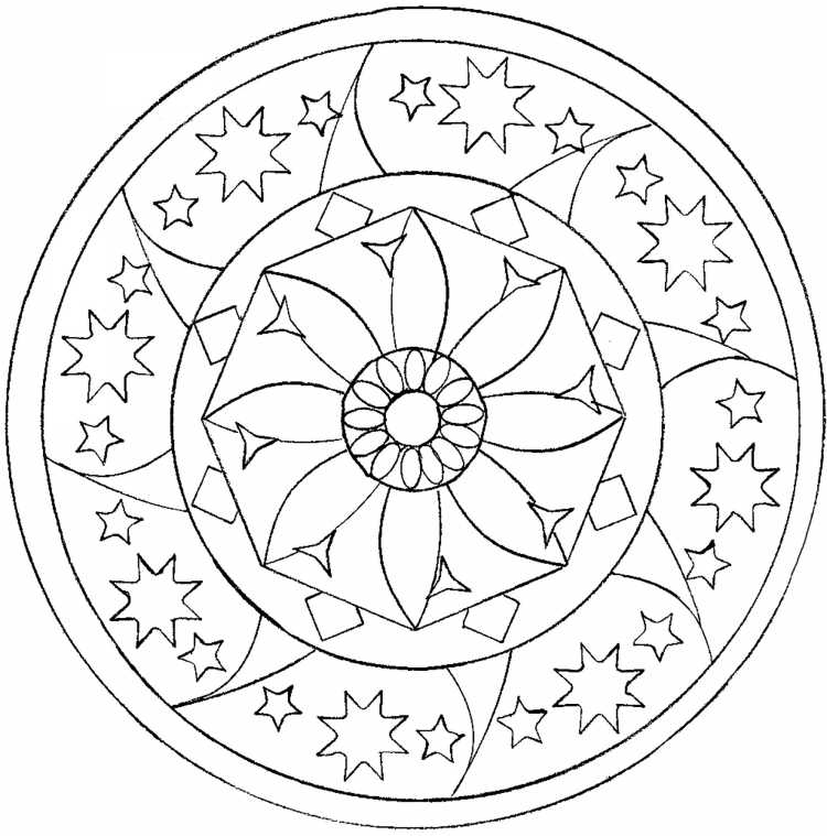 Мандала простая