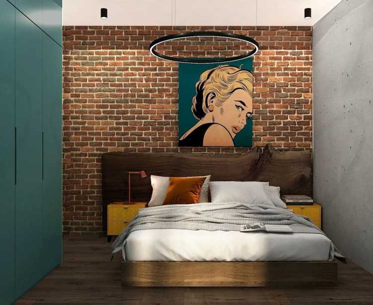 Спальня в стиле поп арт