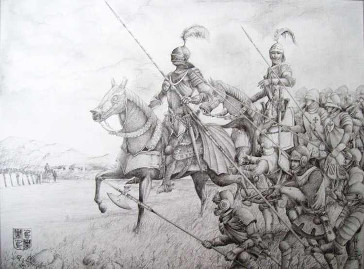 Батальный Жанр Графика