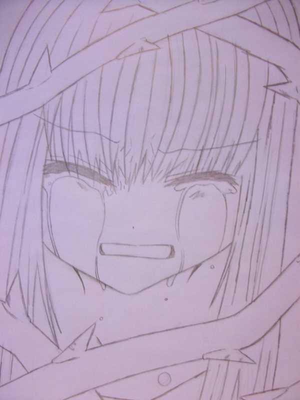 Аниме для срисовки слезы