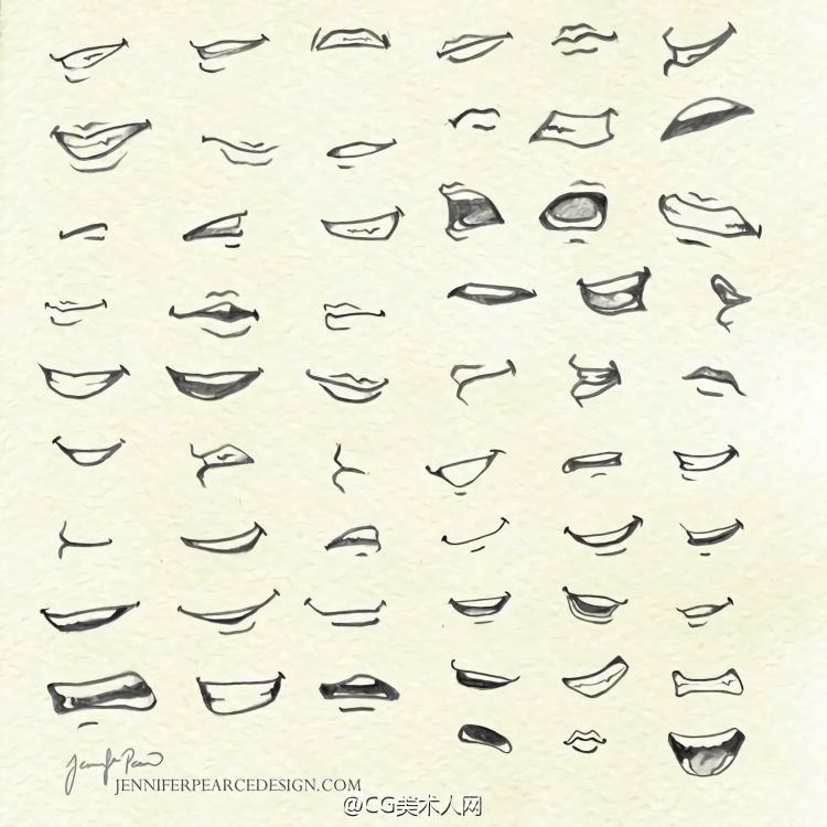 Аниме губы мужские