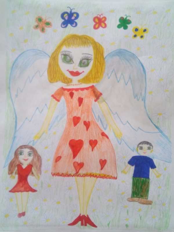 Конкурс рисунка мама мой ангел