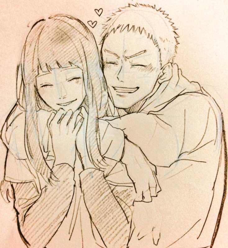 Скетчи по Наруто Хината