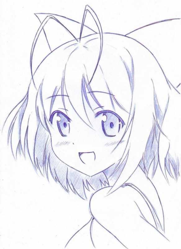 Аниме лицо глаза