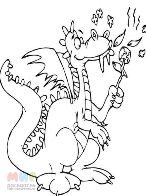 Дракон рисунок для детей