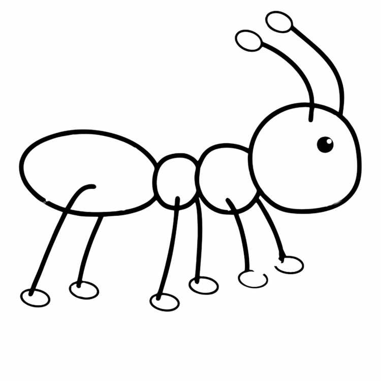 Муравей набросок