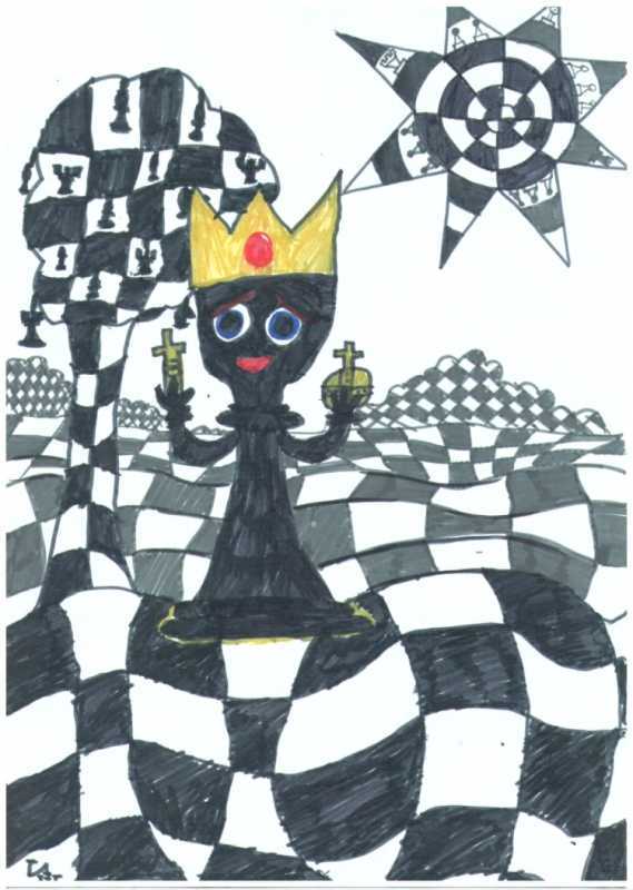 Детские рисунки шахматы