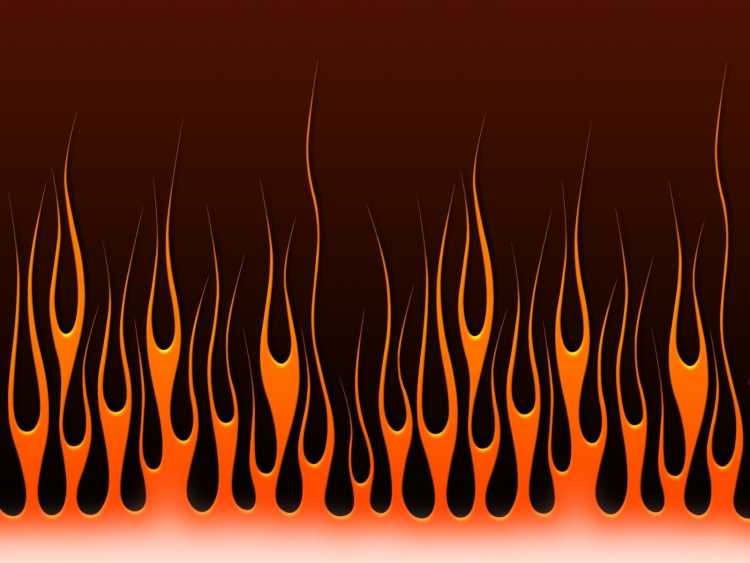 Языки пламени рисунок