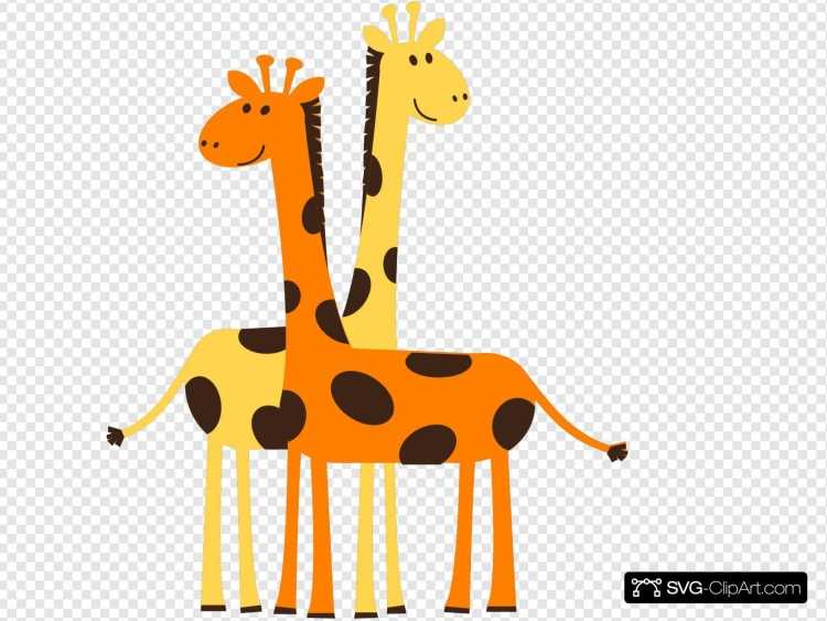 Шаблон жирафа для аппликации