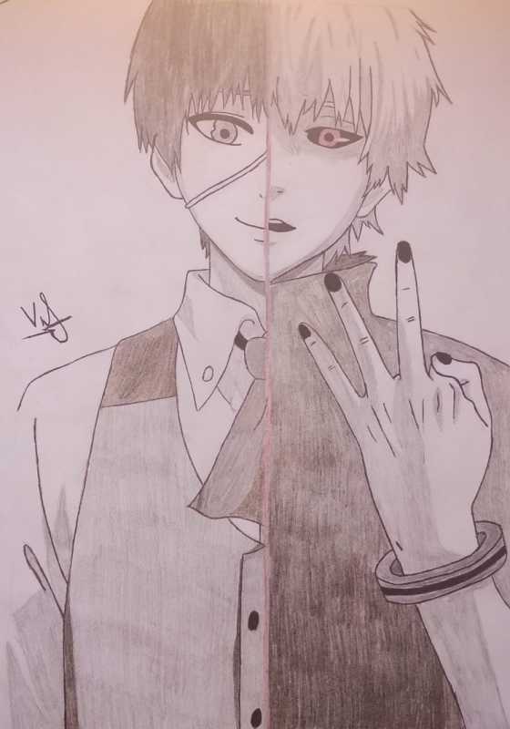 Токийский гуль персонажи для срисовки