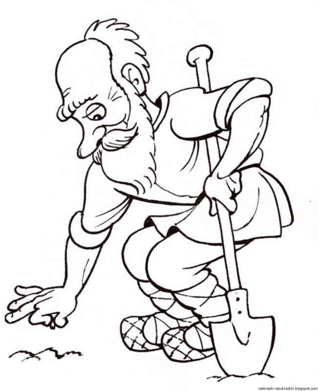 Курочка Ряба. Книжка-раскраска