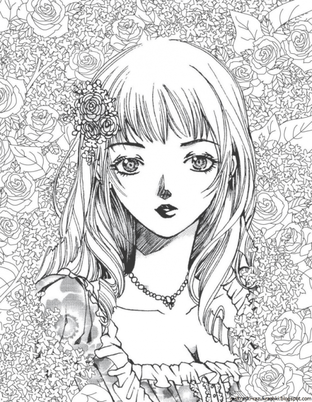 Раскраски аниме