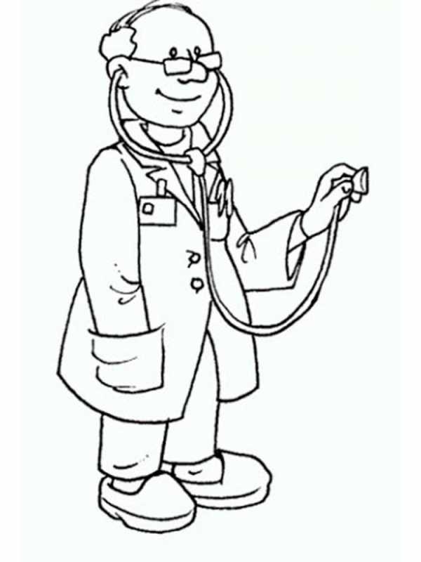 Раскраски на тему больница для детей