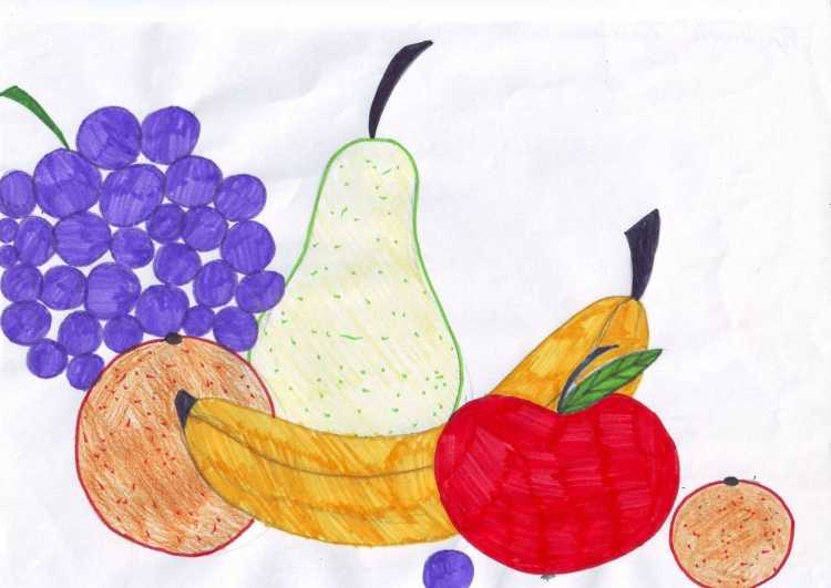 Рисунок на тему правильно питайся здоровья набирайся