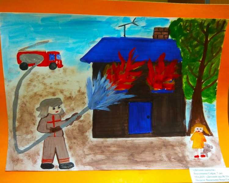 Конкурс на противопожарную тематику