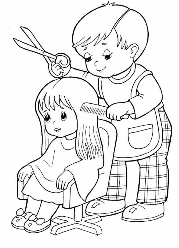 Разукрашка полицейский