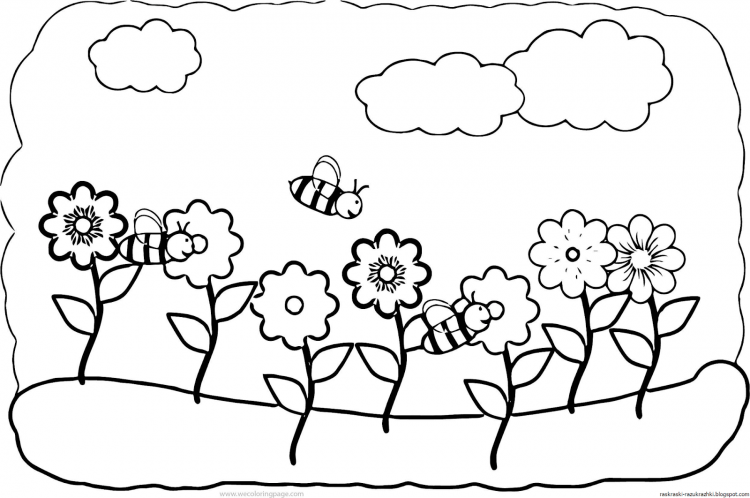 Раскраска природа