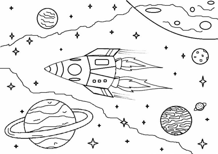 Astronaut Coloring Page