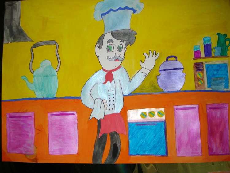 Рисование на тему профессии