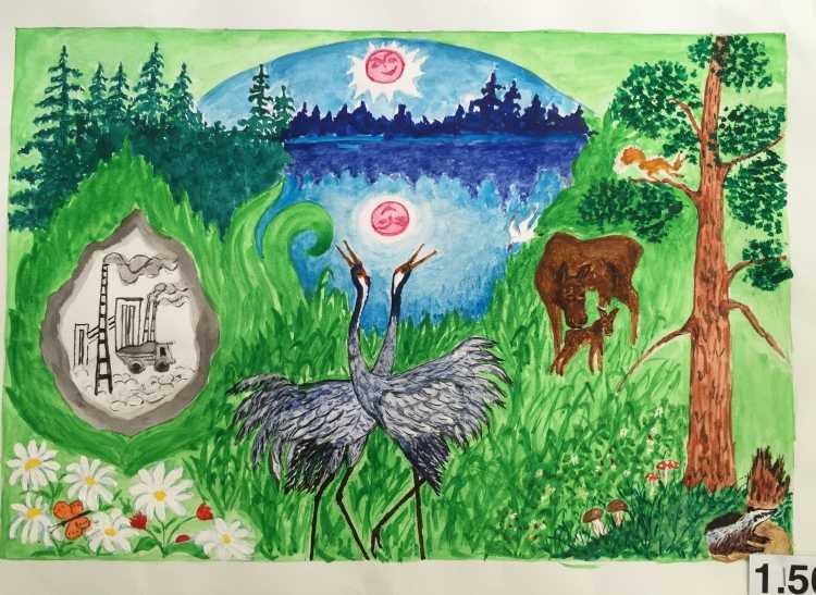 Рисование животных зимой