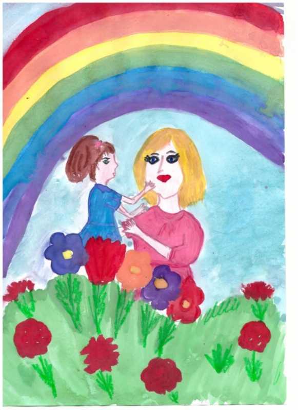 Рисунок ко Дню матери