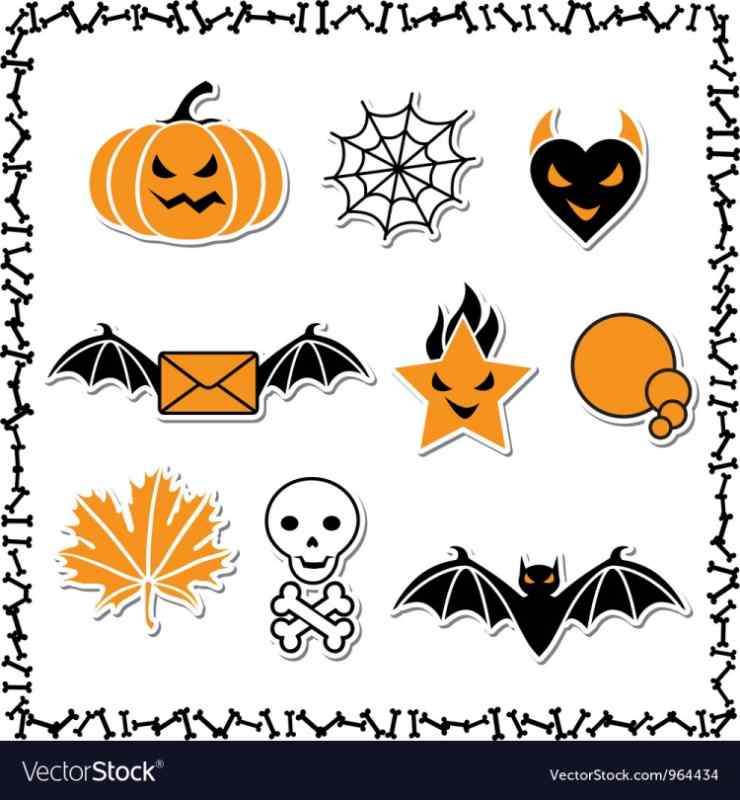 Тыквы на хэллоуинасскраска