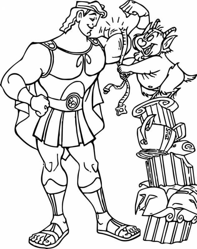 Подвиги Геракла детские рисунки