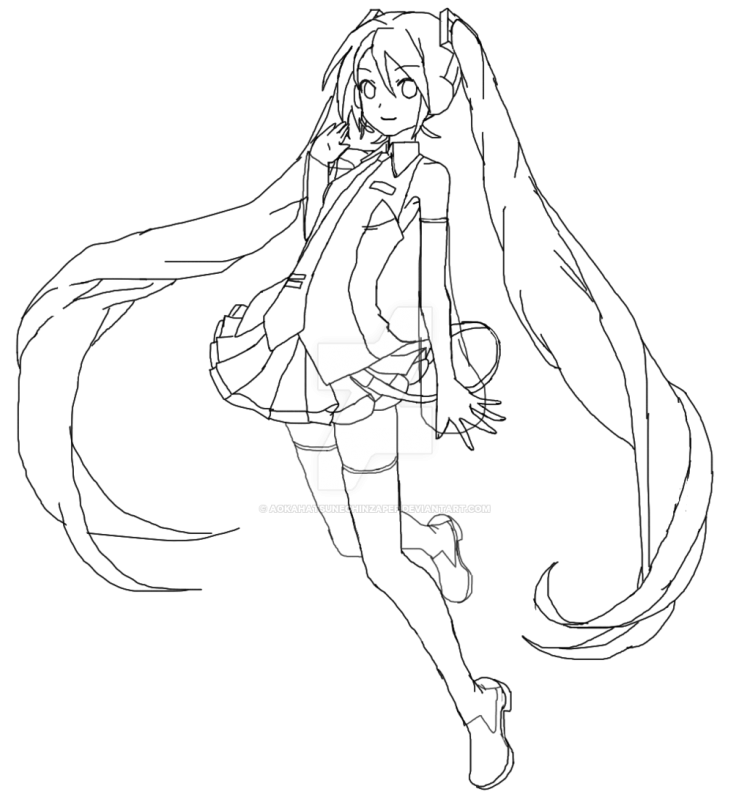 Аниме девушки в красивых платьях для срисовки