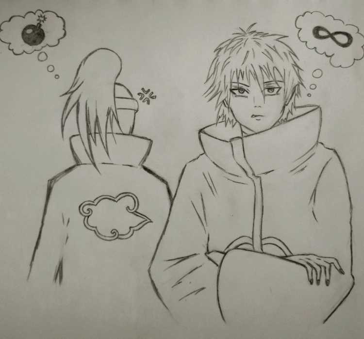 Сасори для срисовки