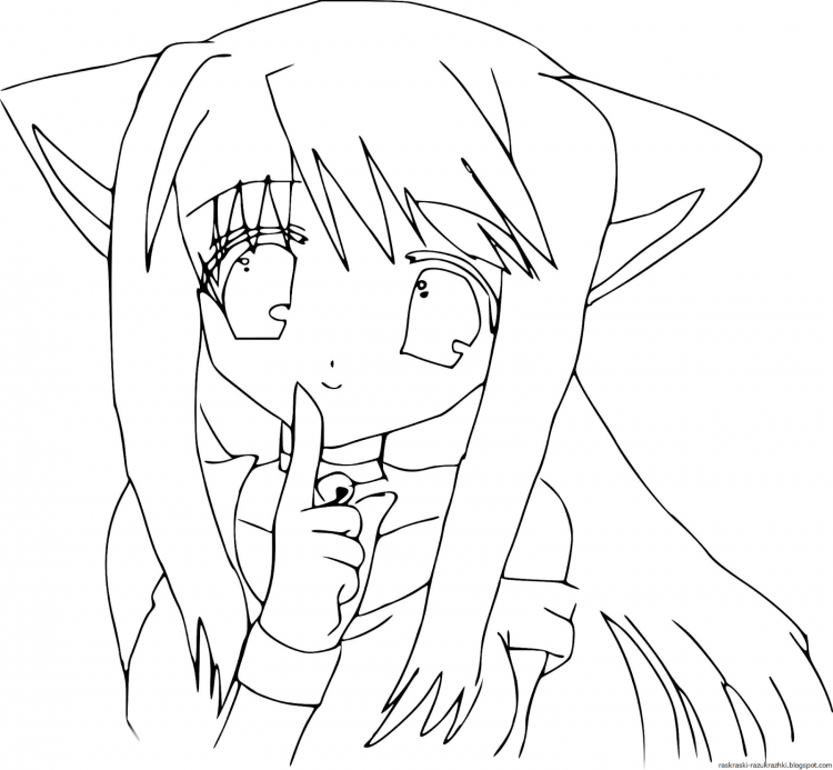 Аниме не Раскрашенные